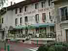 Mittagsrast im Restaurant Rhone