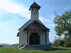 Kapelle vor dem steilen Abstieg