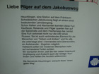 Jakobusweg Infotafel Jakobusweg Infotafel