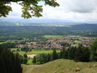 Aussicht gegen Süden vom Hohenpeissenberg Aussicht gegen Süden vom Hohenpeissenberg