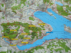Karte vom Bodensee Karte vom Bodensee