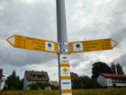 Wegweiser vor Friedrichshafen Wegweiser vor Friedrichshafen