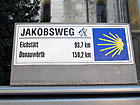 Jakobsweg Schild Jakobsweg Schild