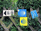 Jakobsweg Schild Jakobsweg Schild