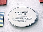 Kapelle Frauenberg Kapelle Frauenberg