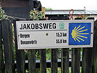 Jakobsweg Schild Jakobsweg Schild