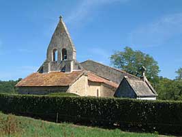 alte Kirche bei Miramont Sensacq