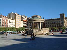 Plaza del Castillo in Pamplona