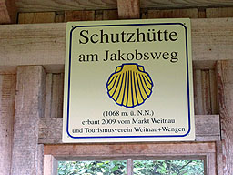 Schutzhtte am Jakobsweg
